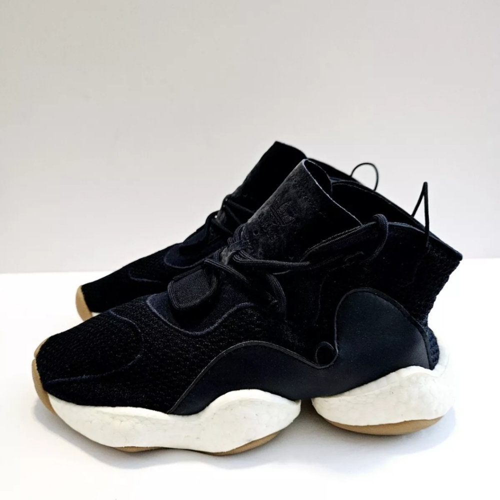 Adidas Crazy BYW 2 Mens Shoes Sz 5.5 Blue White Athletic Mid Trainer Sneakers
